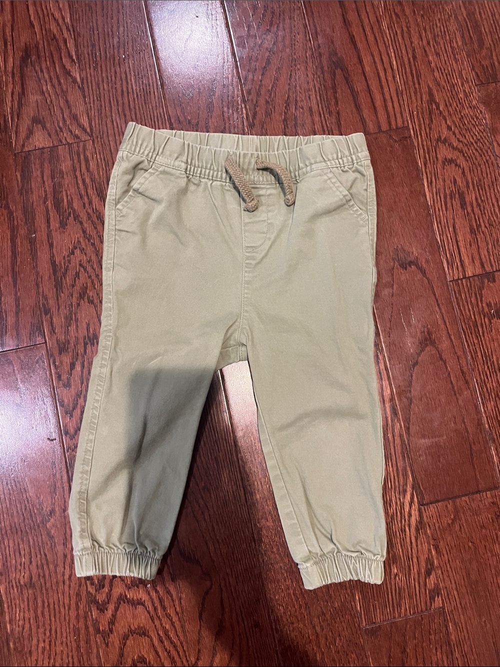 Old Navy Kids Khaki Jogger Pants with Drawstring